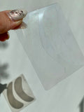 Glitter silicone eye pads for lash lifting 