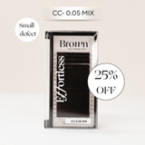 BROWN EASY FANNING LASHES- WRONG LABEL CARD