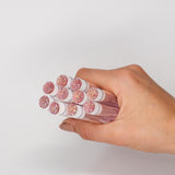pink glitter lash brush tube