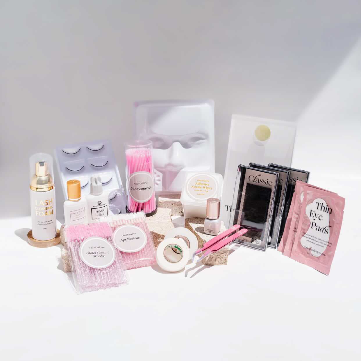 Lash Class Kit Example CLASSIC LASH TRAINING KIT (STARTER & PRO)