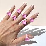 disposable glue rings